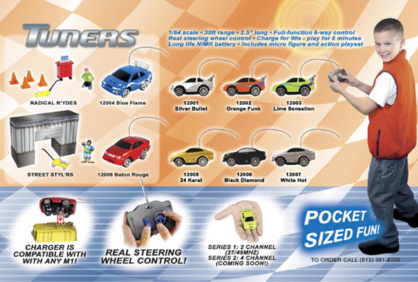 M1 MINI R/C CATALOG GRAPHIC
